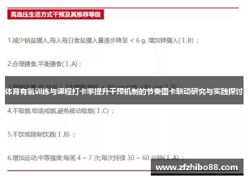 体育有氧训练与课程打卡率提升干预机制的节奏图卡联动研究与实践探讨